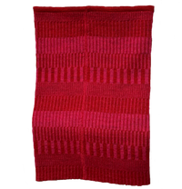 Halstub buff tubhalsduk pannband balaklava mössa 100% ull, unisex, lingonröd-hallonrosa