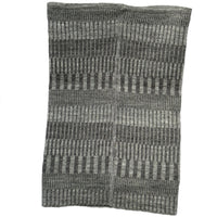 Halstub buff tubhalsduk pannband 100% ull, unisex, askgrå-stengrå