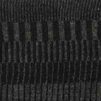 Halstub buff pannband 100% ull, unisex, grafitgrå-kolsvart
