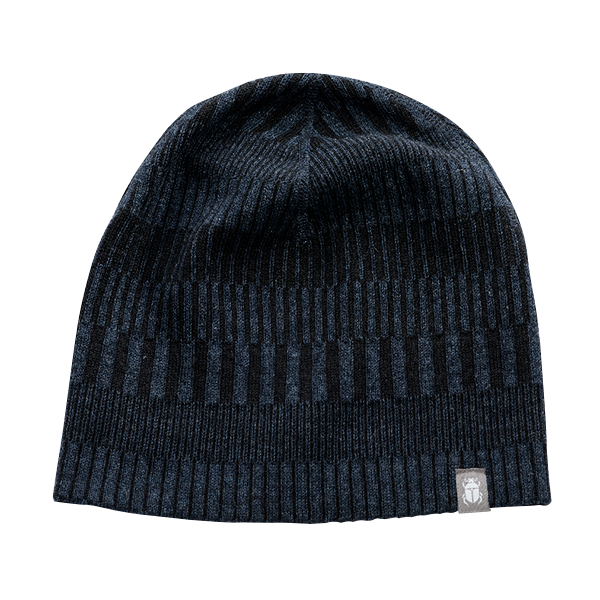 Ullmössa organic wool beanie hat blueblack