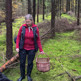 Kofta figursydd med hög krage 100% ull, dam, lingonröd-hallonrosa
