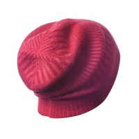 Ullmössa organic wool beanie hat redpink